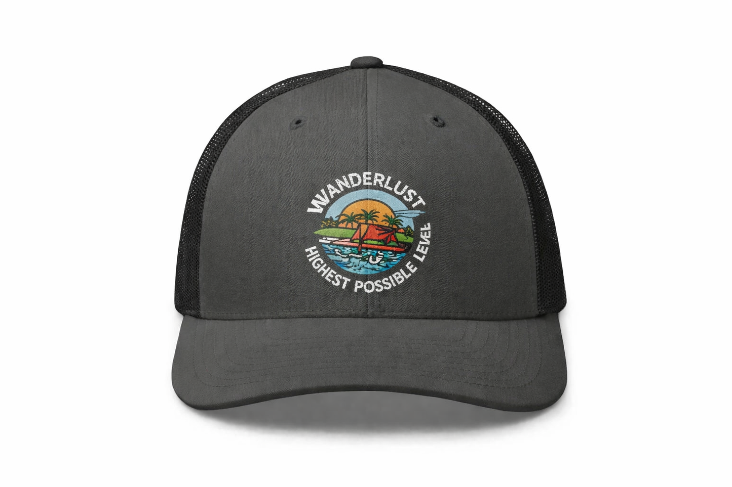 One Nation Under God - White Embroidery- Patriotic Snapback Trucker Cap