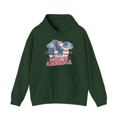 Patriotic Eagle Hoodie for Independence Day