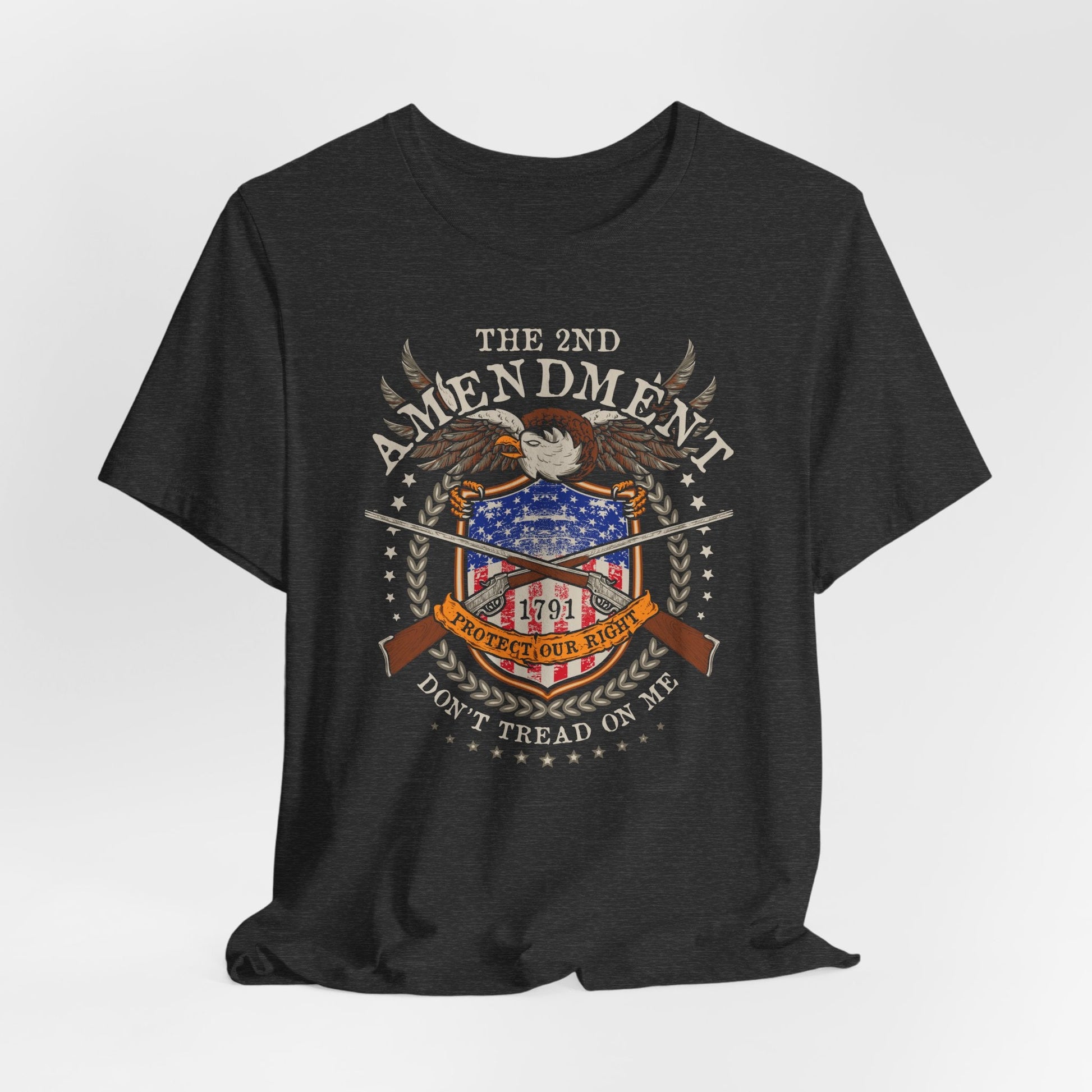 Second Amendment Don't Tread in Me Unisex T-Shirt - Patriotic Gun Rights Tee, Liberty Print Shirt, Pro-Gun Activist Clothing, American Pride