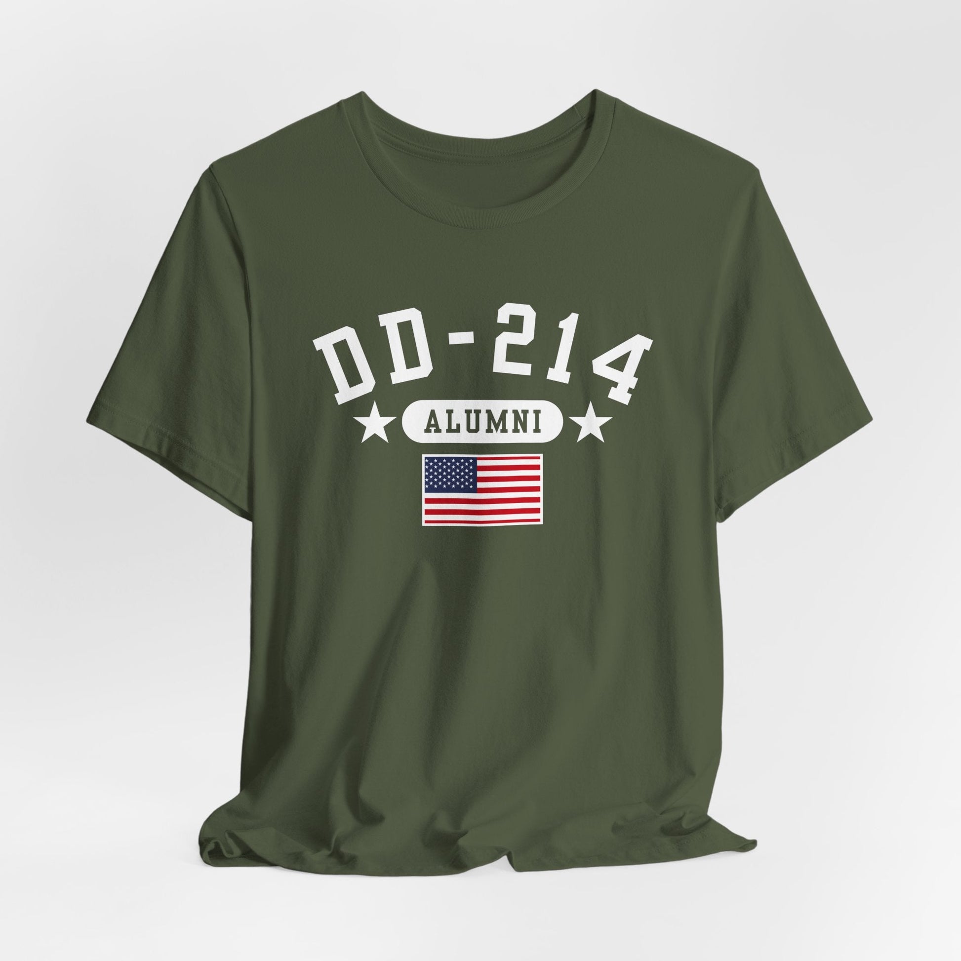 DD-214 Veteran Alumni Unisex T-Shirt, Military Retirement Tee, Perfect for Veterans Day