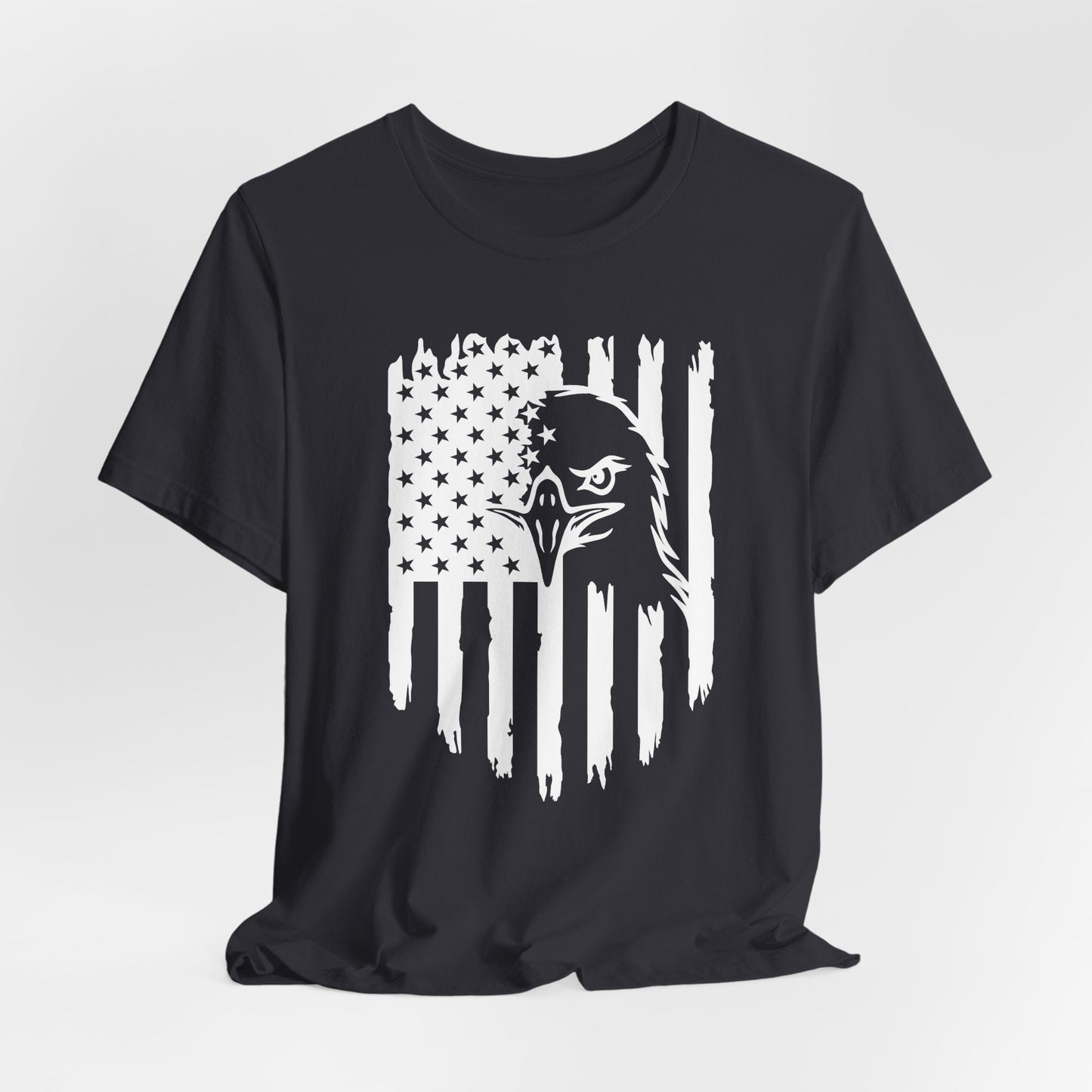 Patriotic Eagle Flag Unisex T-Shirt, Patriotism, Celebrate Freedom - American Pride Tee, USA Flag Shirt
