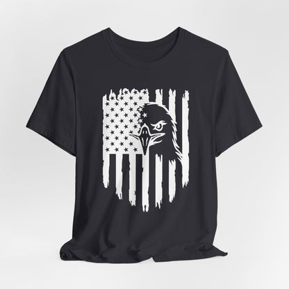 Patriotic Eagle Flag Unisex T-Shirt, Patriotism, Celebrate Freedom - American Pride Tee, USA Flag Shirt