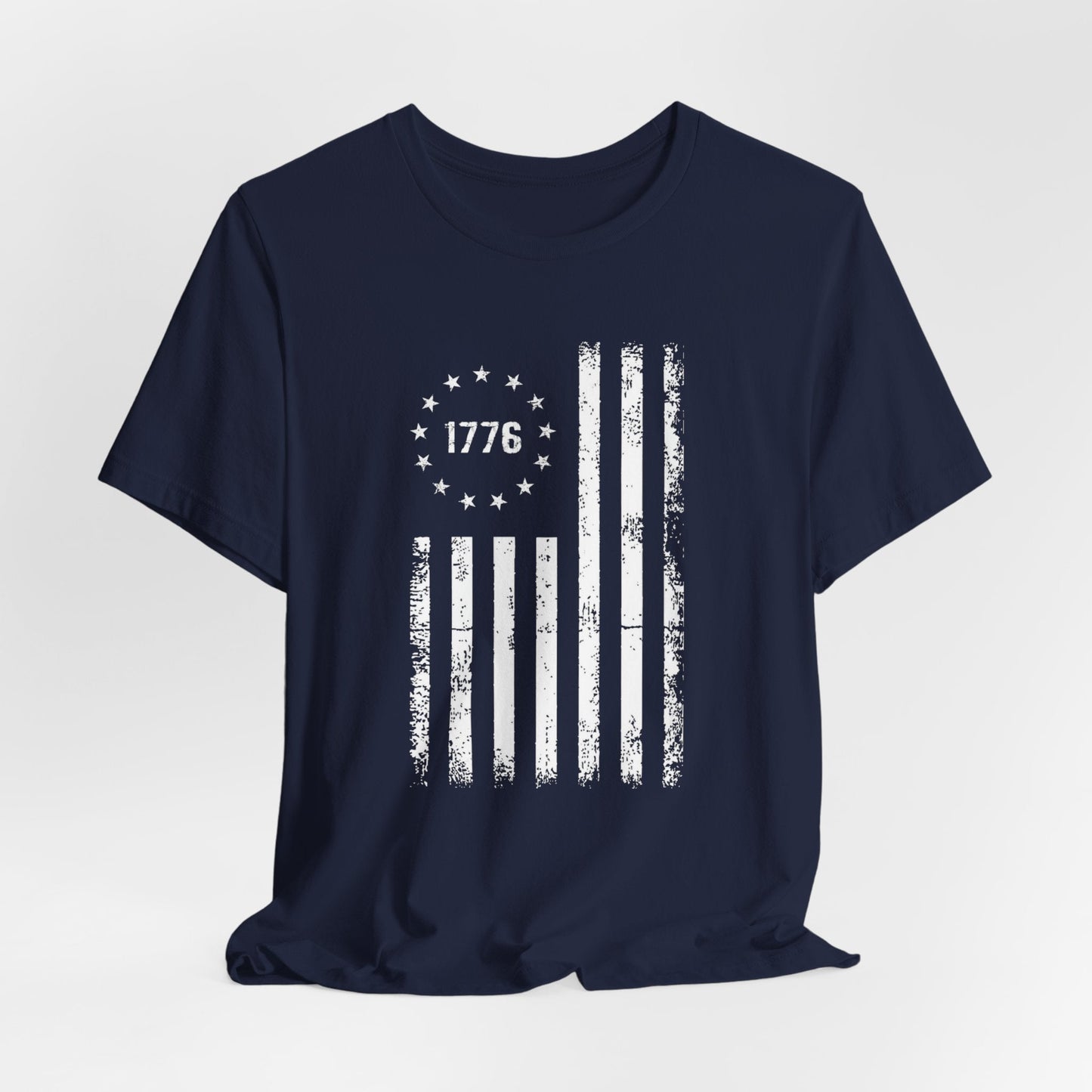 1776 Flag Unisex T-Shirt, Patriotic Tee for Celebrating Our Founding, USA History Shirt, July 4th Tee, American Flag Shirt, Independence Day
