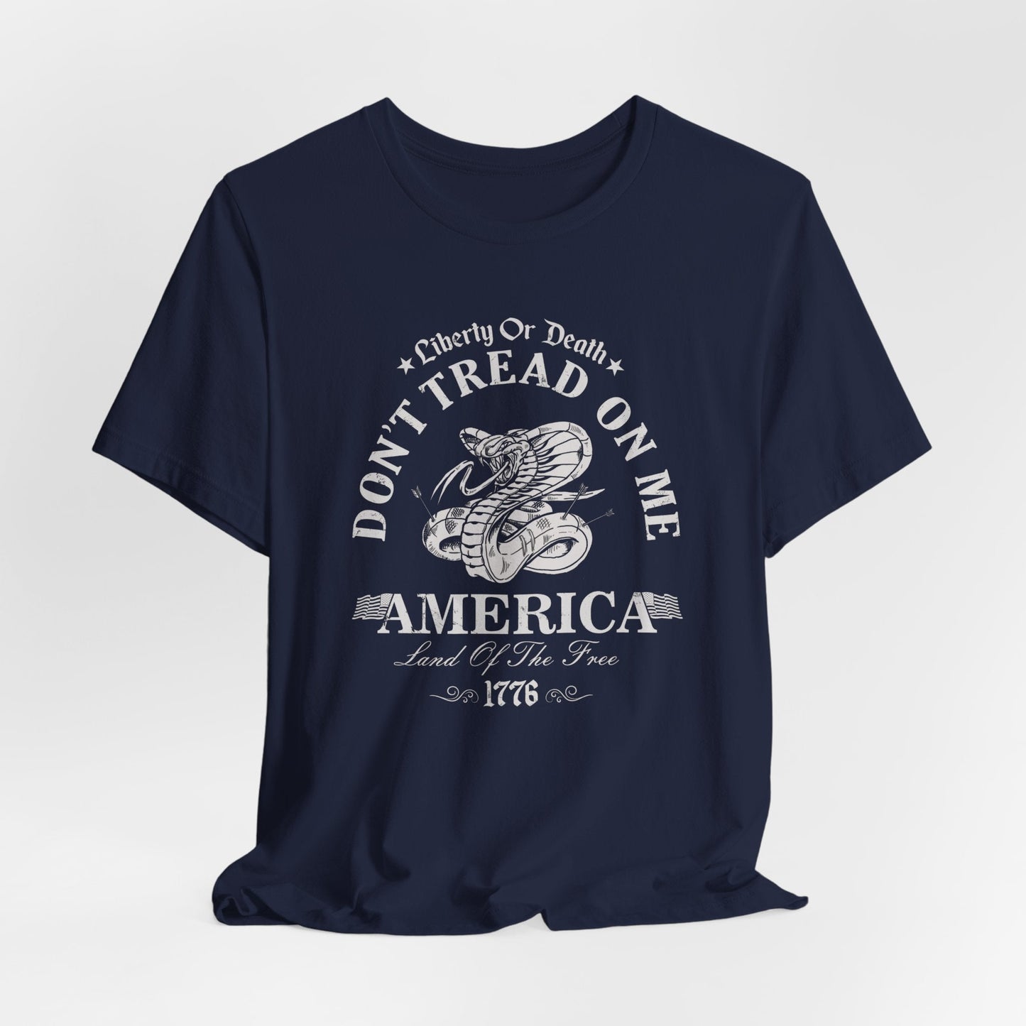 Liberty or Death Don't Tread on Me - Unisex T-Shirt, Resist Tyranny, Gift for Patriot, Independence Day Shirt