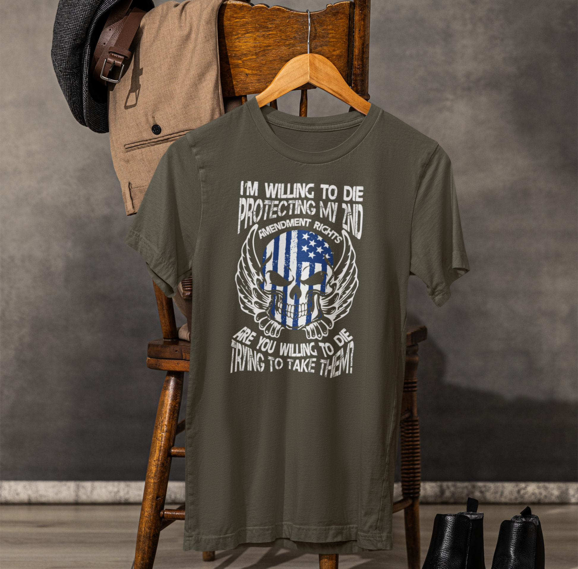 I'm Willing To Die To Protect My 2nd Unisex T-Shirt, Freedom Apparel, Gifting for Patriots, 2nd Amendment Gear