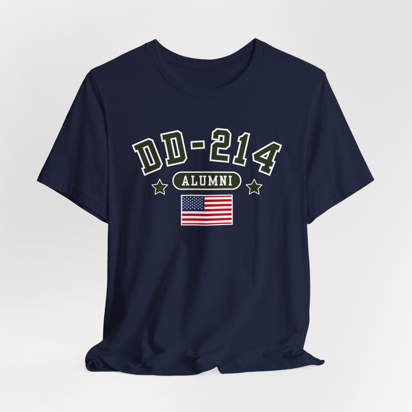DD-214 Alumni Unisex T-Shirt, Military Retirement Tee