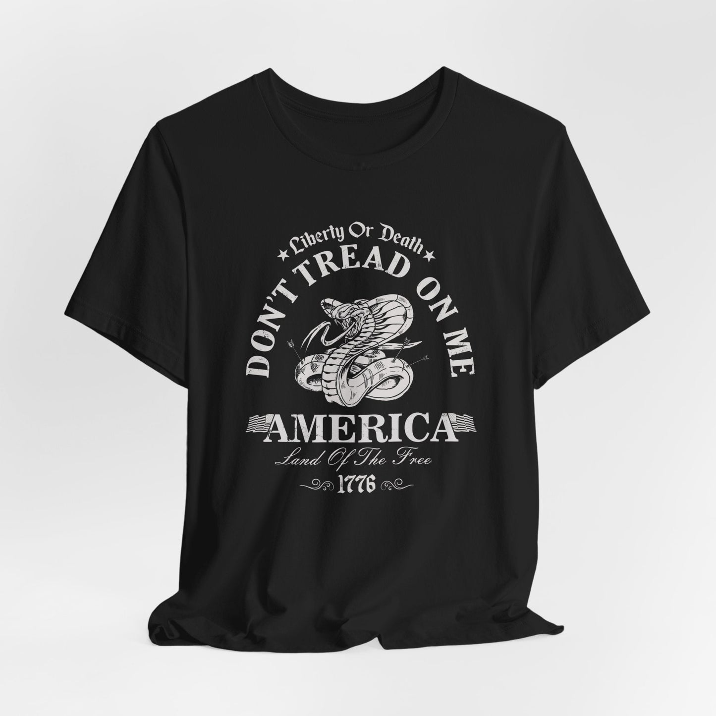Liberty or Death Don't Tread on Me - Unisex T-Shirt, Resist Tyranny, Gift for Patriot, Independence Day Shirt
