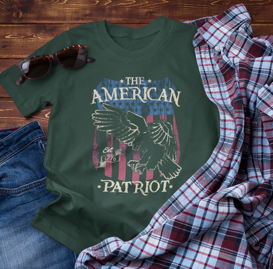 The American Patriot Unisex T-Shirt, American Tee, USA Shirt, Unisex Graphic Tee, Independence Day Apparel