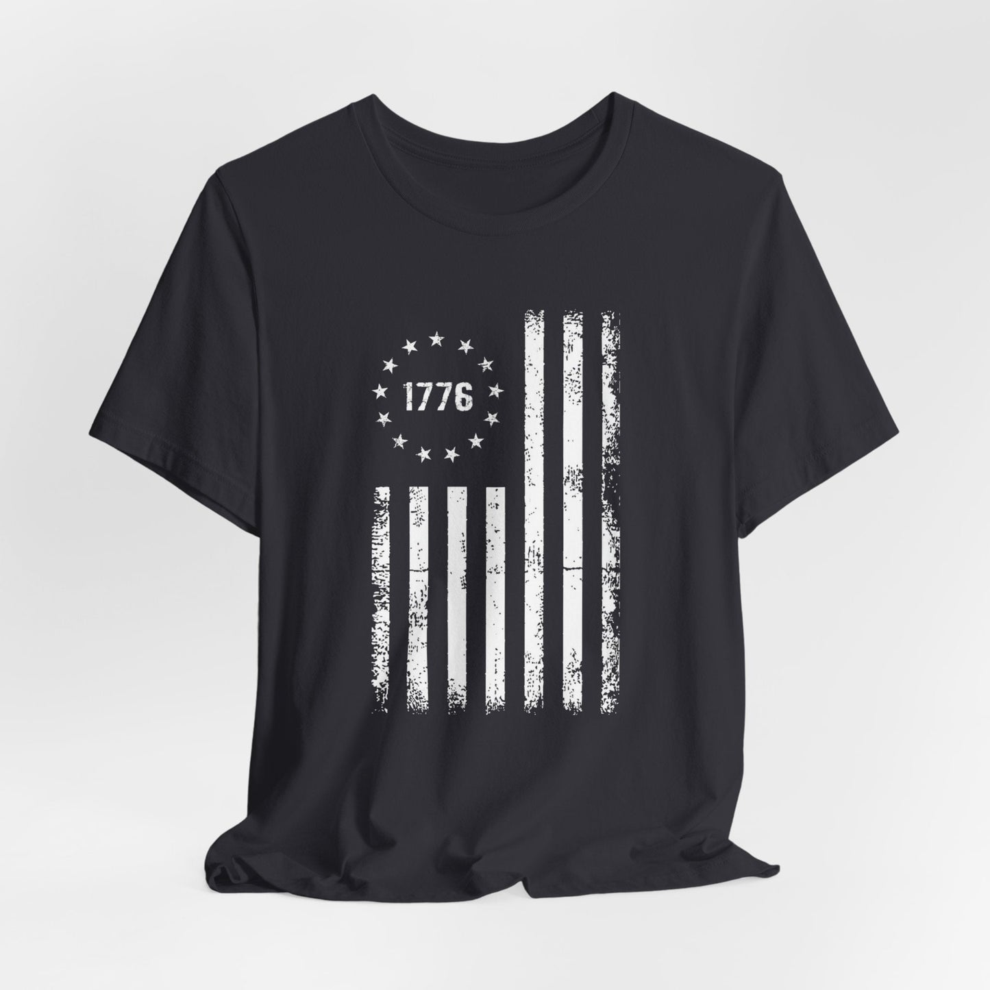 1776 Flag Unisex T-Shirt, Patriotic Tee for Celebrating Our Founding, USA History Shirt, July 4th Tee, American Flag Shirt, Independence Day