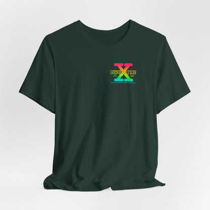 Retro Gen X T-Shirt, Vintage Style Tee, Unisex Graphic Tee, Nostalgic 80s Shirt, Perfect for Gen X Fans, Gift for Retro Lovers