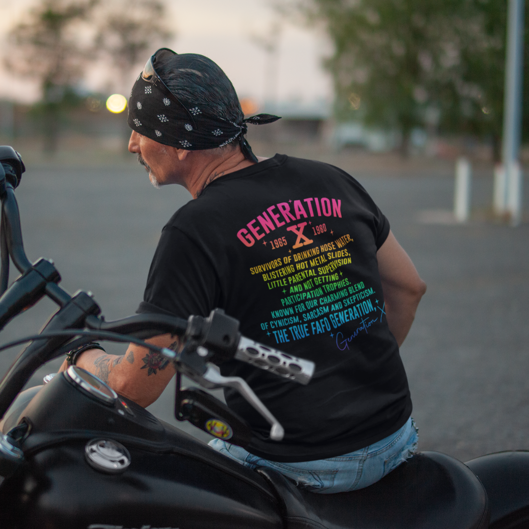 Retro Gen X T-Shirt, Vintage Style Tee, Unisex Graphic Tee, Nostalgic 80s Shirt, Perfect for Gen X Fans, Gift for Retro Lovers