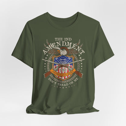 Second Amendment Don't Tread in Me Unisex T-Shirt - Patriotic Gun Rights Tee, Liberty Print Shirt, Pro-Gun Activist Clothing, American Pride