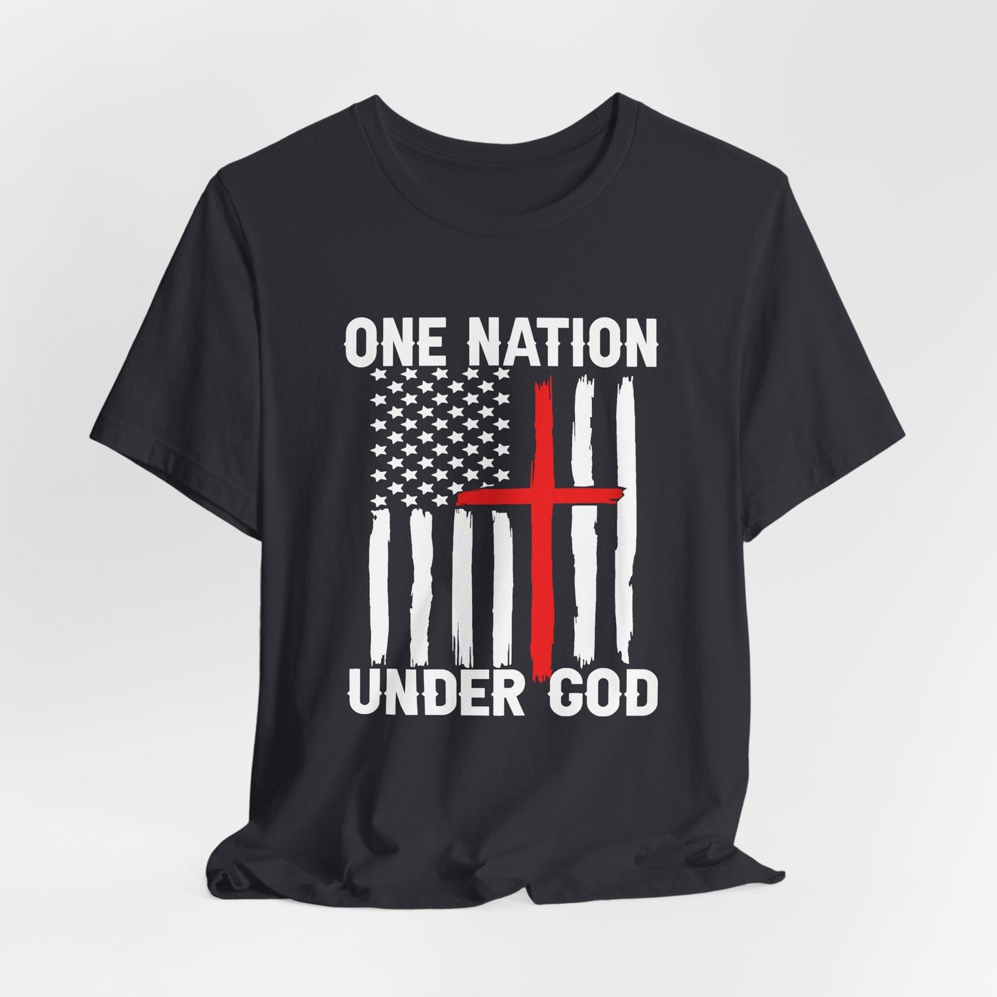 One Nation Under God, Patriotic Unisex T-Shirt, Love of God and Country Tee