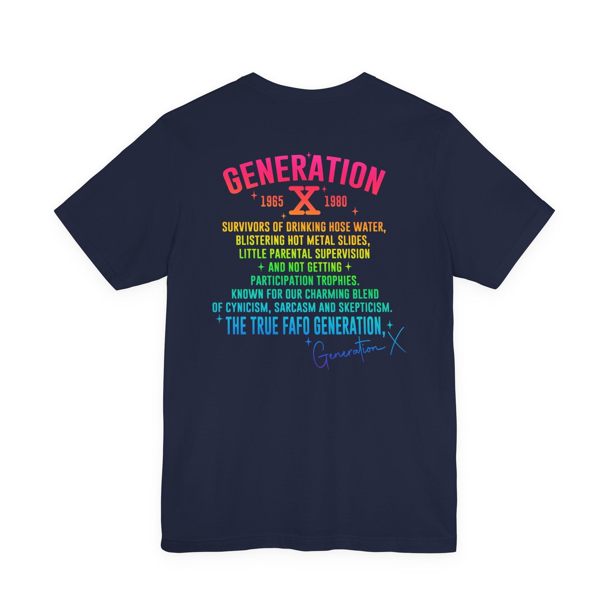 Retro Gen X T-Shirt, Vintage Style Tee, Unisex Graphic Tee, Nostalgic 80s Shirt, Perfect for Gen X Fans, Gift for Retro Lovers
