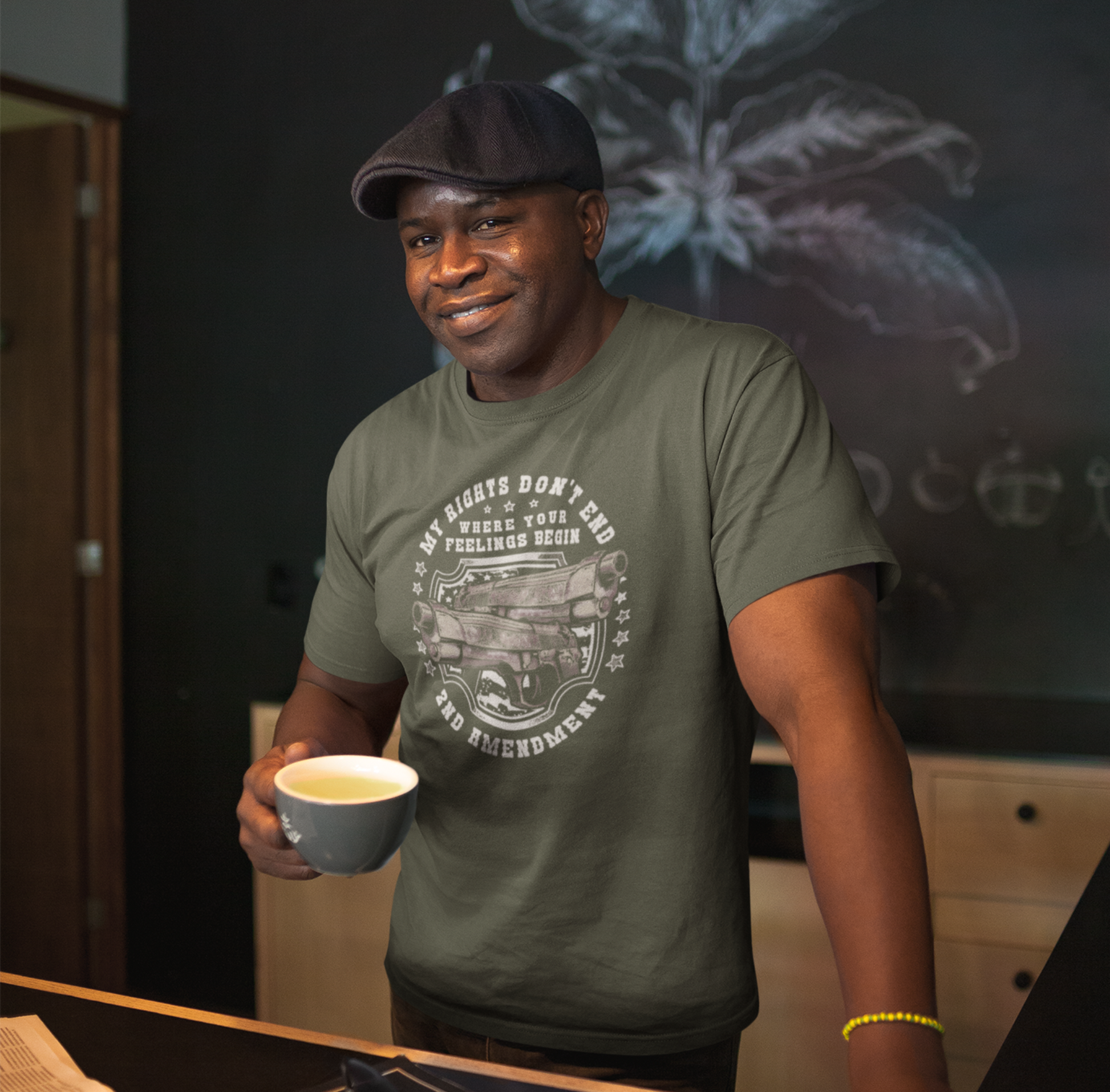 My Rights Don't End Where Your Feelings Begin Unisex T-Shirt, Patriotic Tee, 2nd Amendment T-Shirt