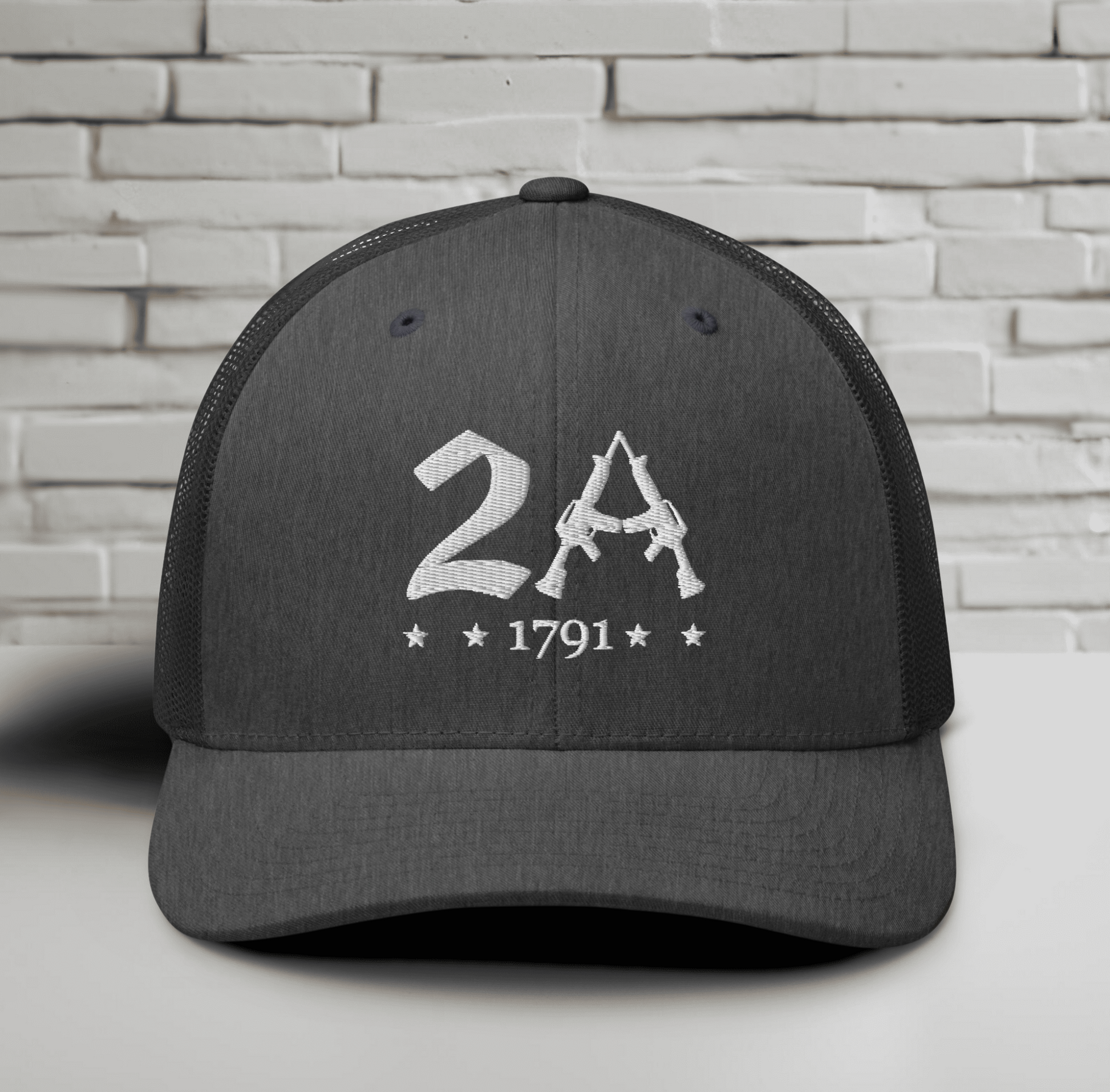 2A Vintage Snapback Trucker Cap - Patriotic Style for All Occasions