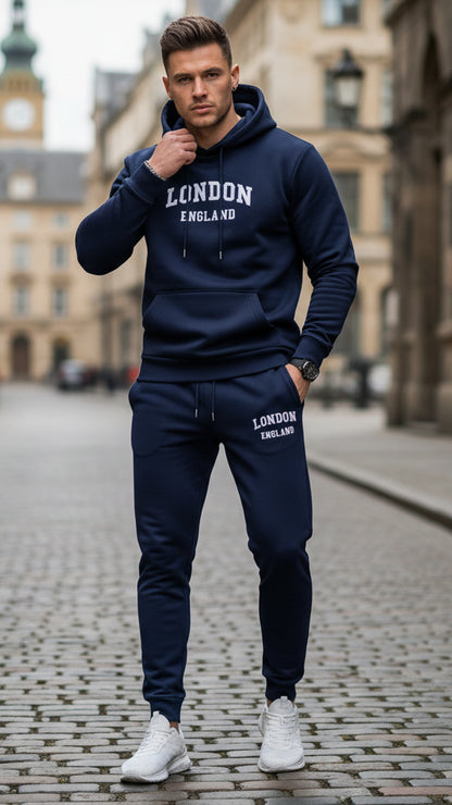 The London Urban Streetwear Fleece Tracksuit Set