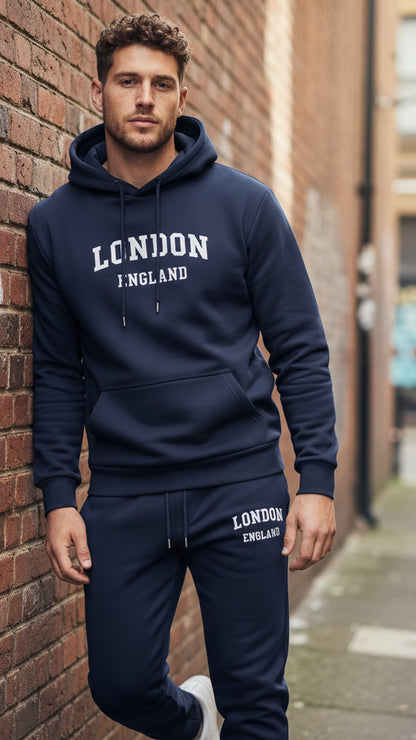 The London Urban Streetwear Fleece Tracksuit Set