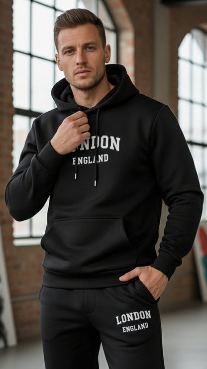 The London Urban Streetwear Fleece Tracksuit Set