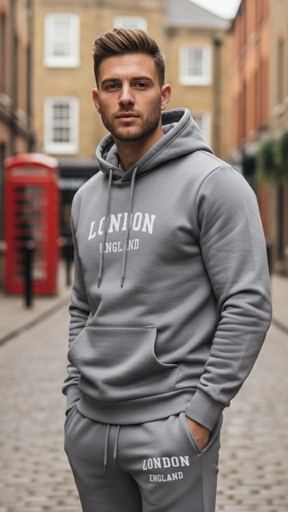 The London Urban Streetwear Fleece Tracksuit Set