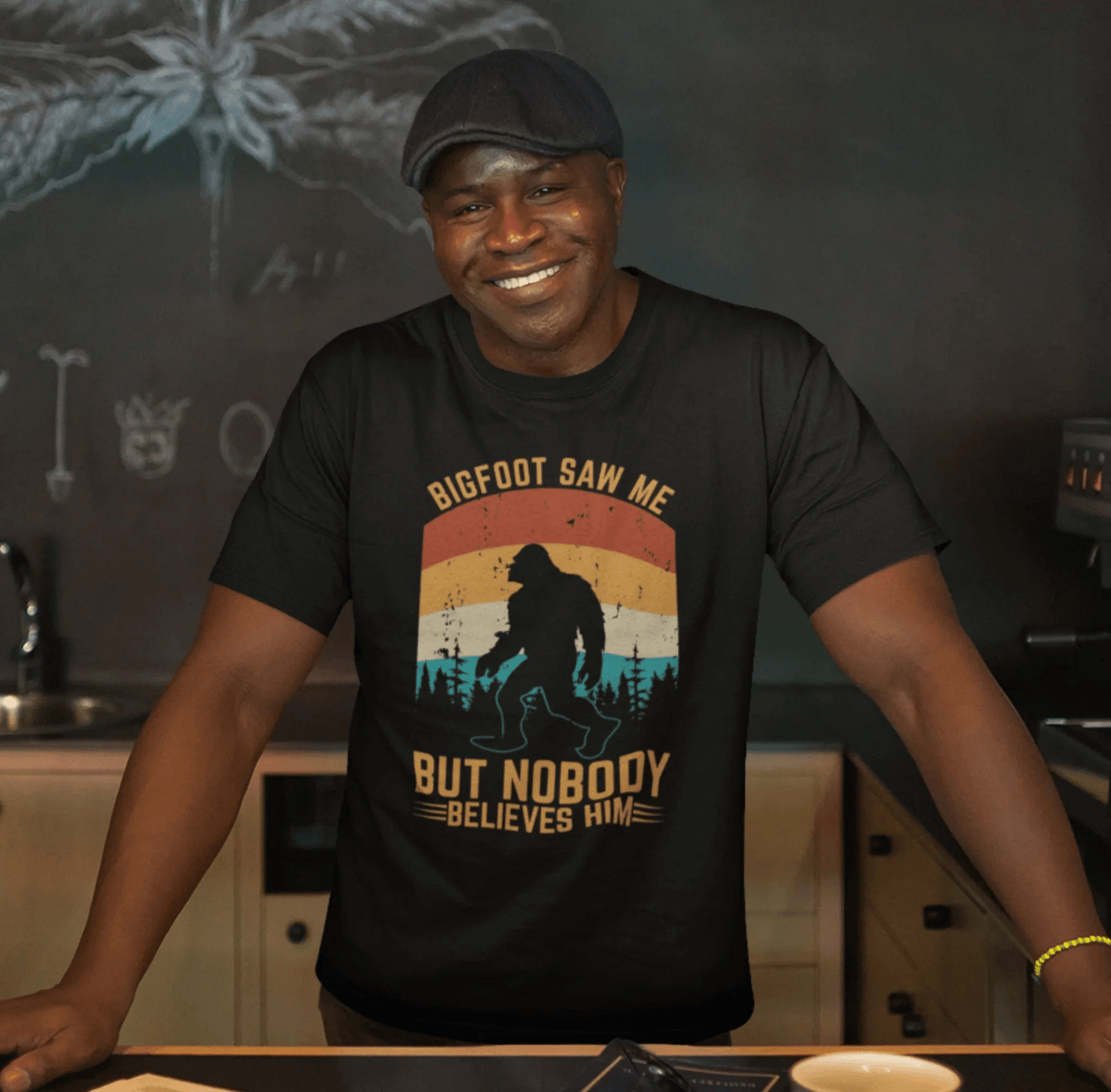 Bigfoot Saw Me T-Shirt, Fun Graphic Tee, Unisex Slogan Shirt, Perfect for Outdoor Lovers - SKULLFURY MERCH