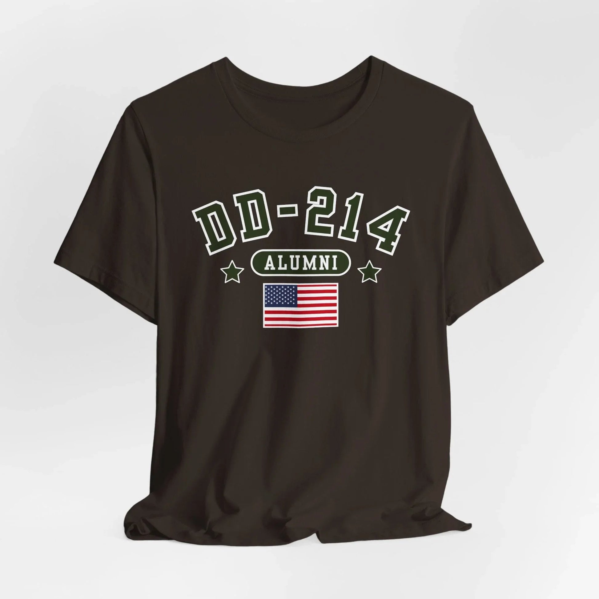 DD - 214 Alumni Unisex T-Shirt, Military Retirement Tee - SKULLFURY MERCH