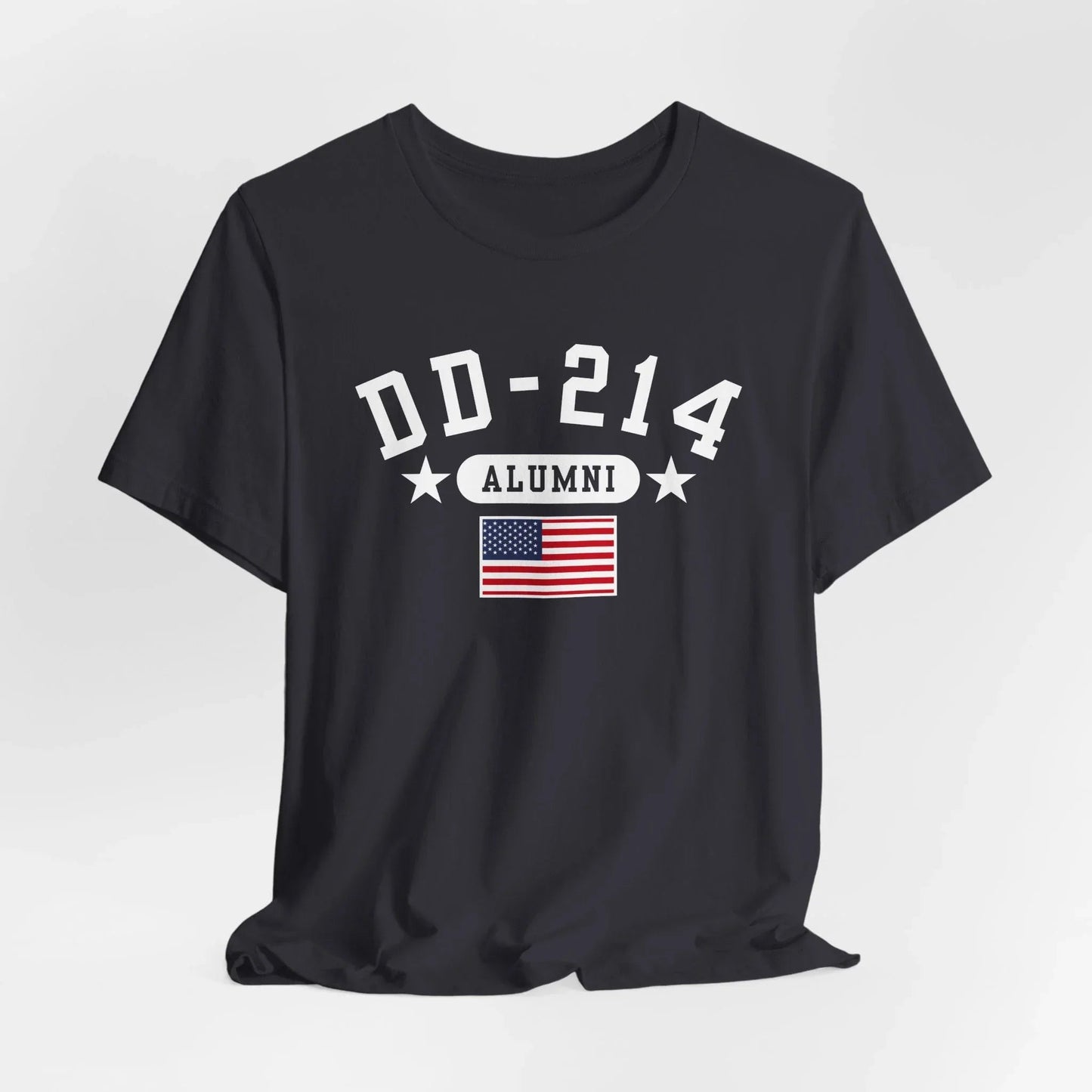 DD - 214 Veteran Alumni Unisex T-Shirt, Military Retirement Tee, Perfect for Veterans Day - SKULLFURY MERCH