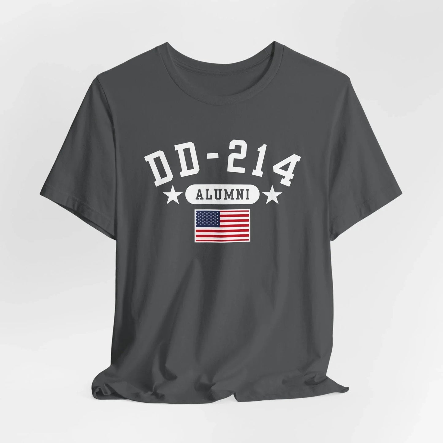 DD - 214 Veteran Alumni Unisex T-Shirt, Military Retirement Tee, Perfect for Veterans Day - SKULLFURY MERCH