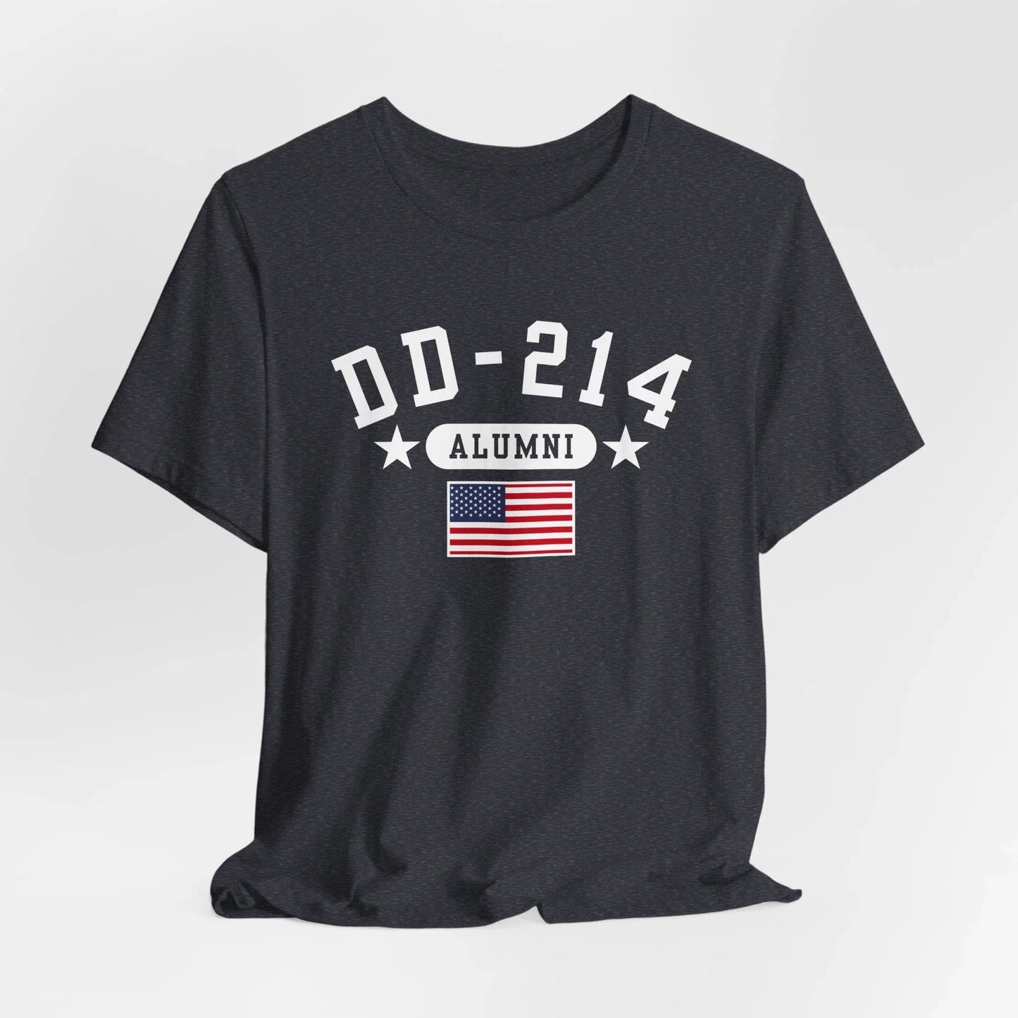 DD - 214 Veteran Alumni Unisex T-Shirt, Military Retirement Tee, Perfect for Veterans Day - SKULLFURY MERCH