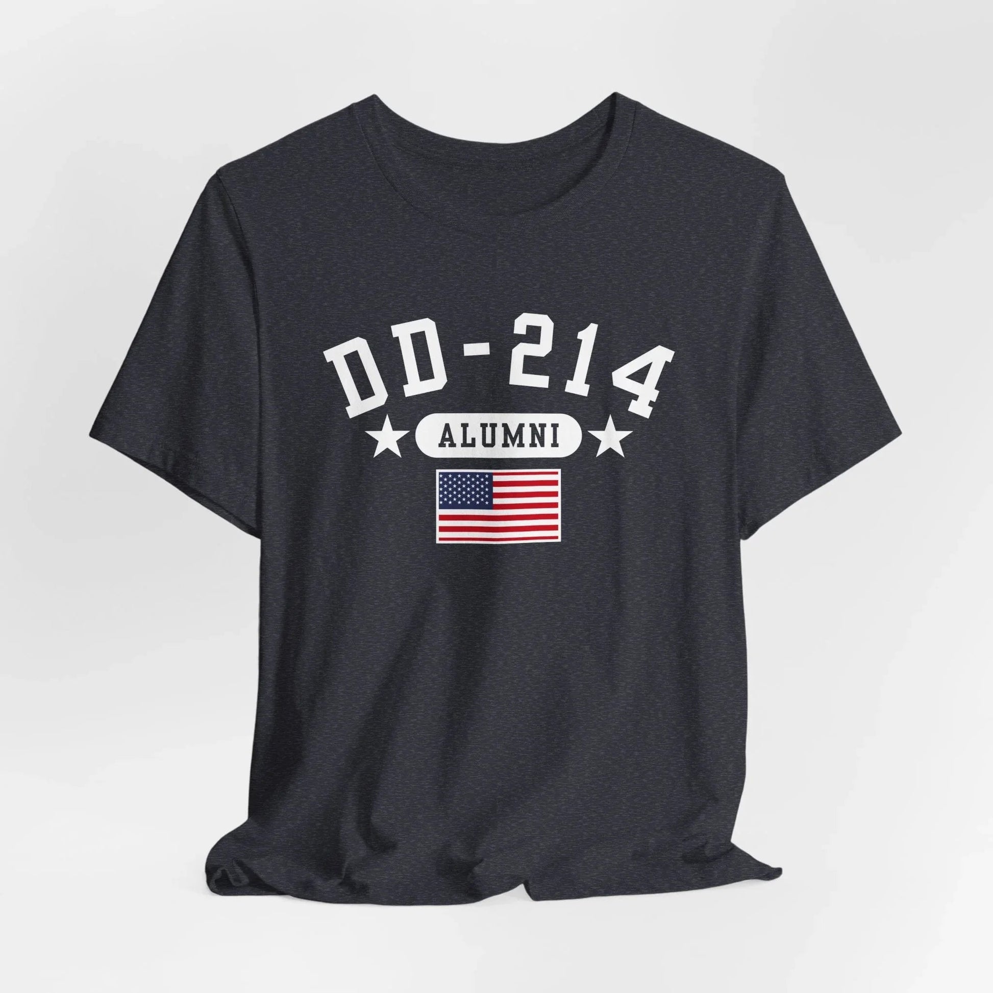 DD - 214 Veteran Alumni Unisex T-Shirt, Military Retirement Tee, Perfect for Veterans Day - SKULLFURY MERCH
