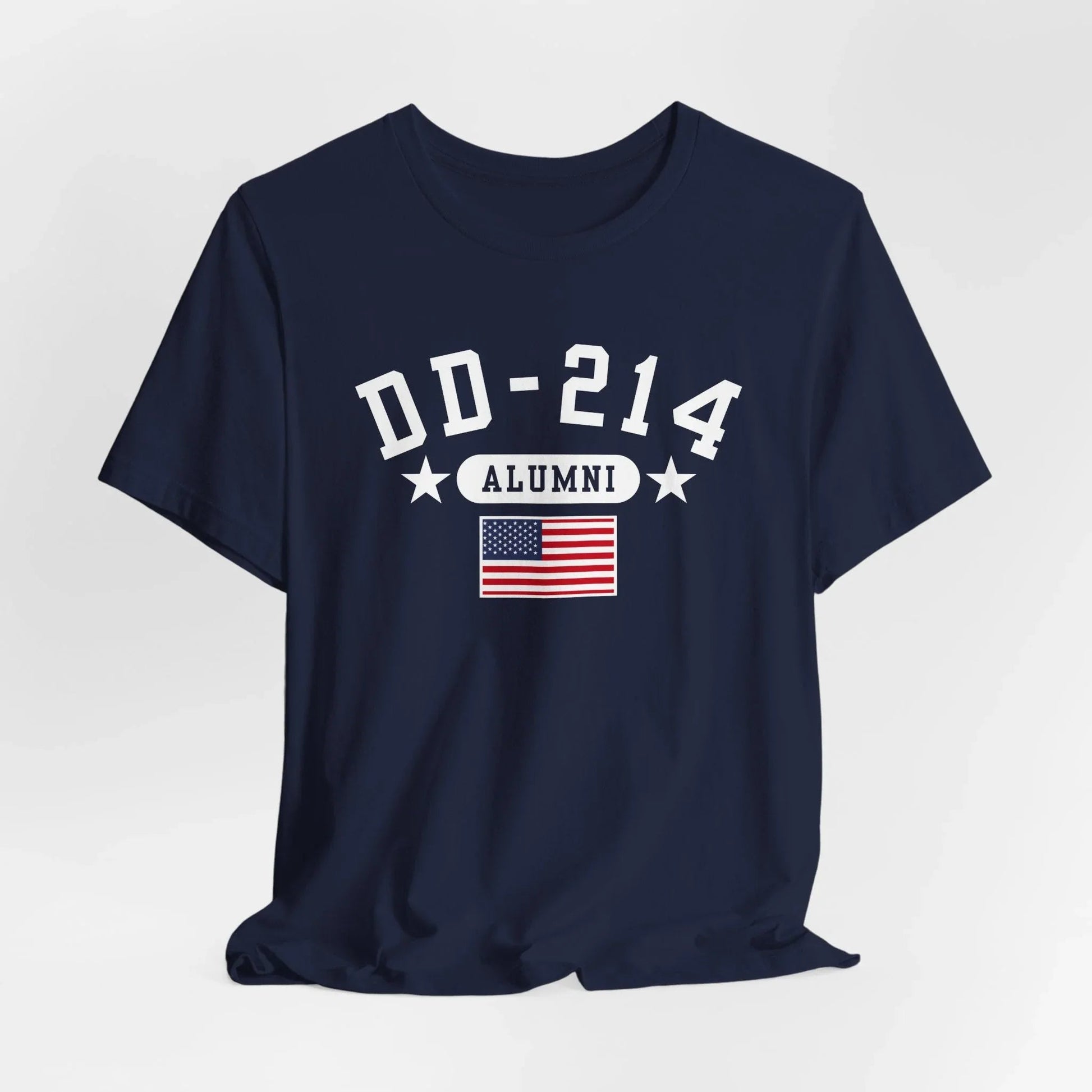 DD - 214 Veteran Alumni Unisex T-Shirt, Military Retirement Tee, Perfect for Veterans Day - SKULLFURY MERCH