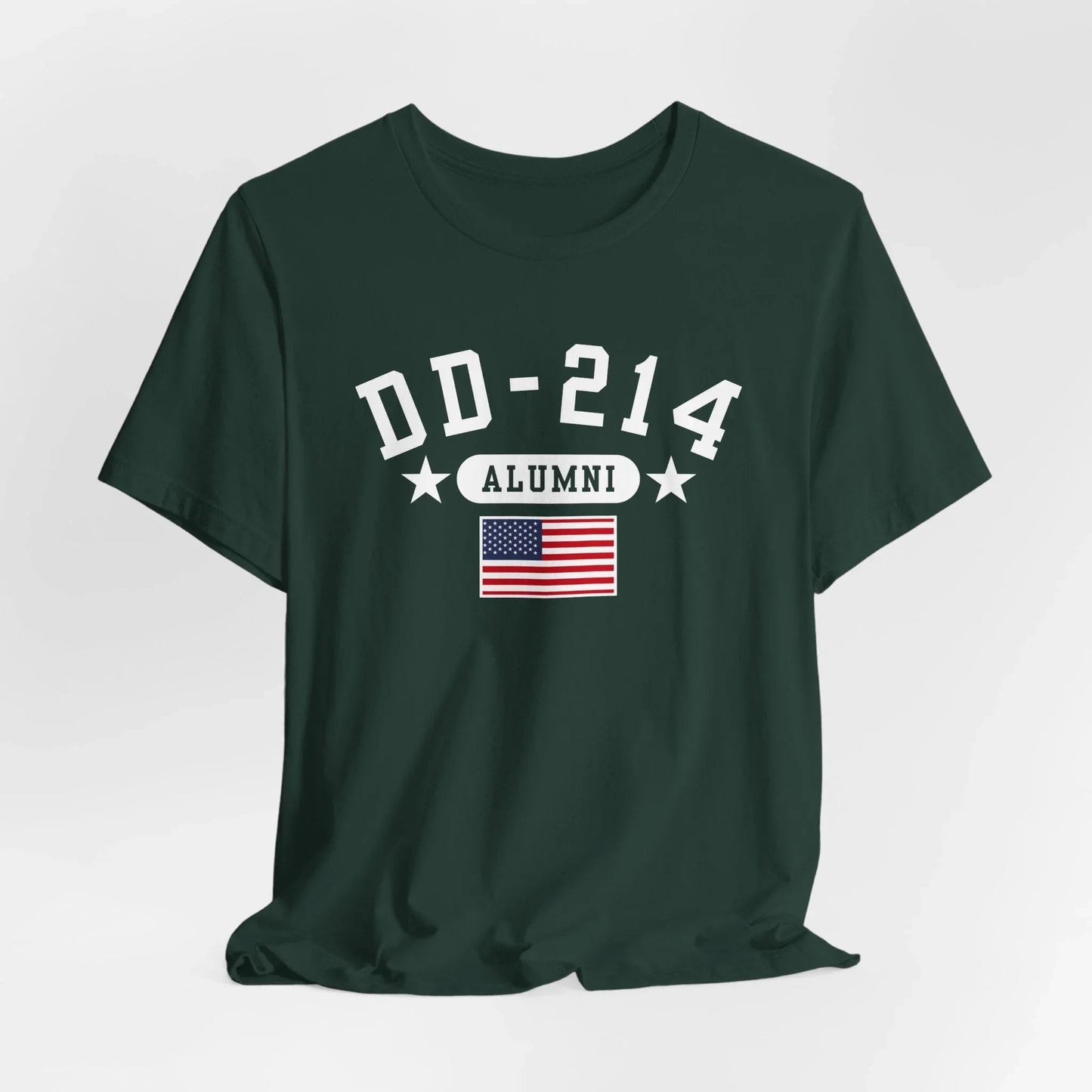DD - 214 Veteran Alumni Unisex T-Shirt, Military Retirement Tee, Perfect for Veterans Day - SKULLFURY MERCH