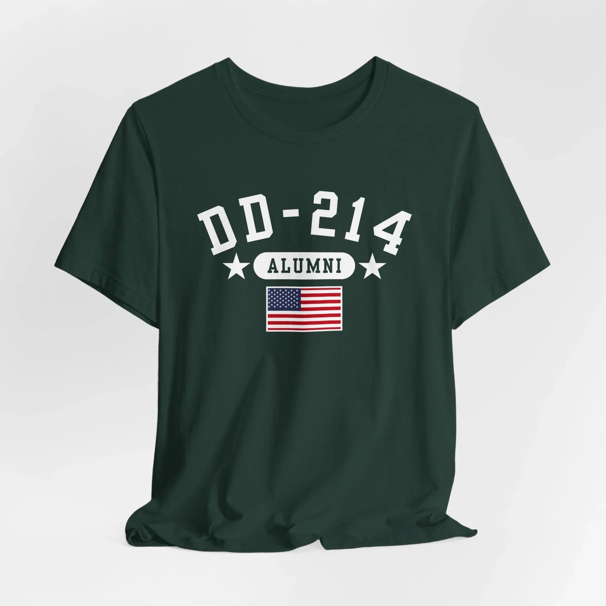 DD - 214 Veteran Alumni Unisex T-Shirt, Military Retirement Tee, Perfect for Veterans Day - SKULLFURY MERCH