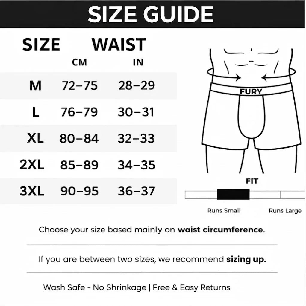 FURY™ Silk Boxers – All - Day Comfort - SKULLFURY MERCH