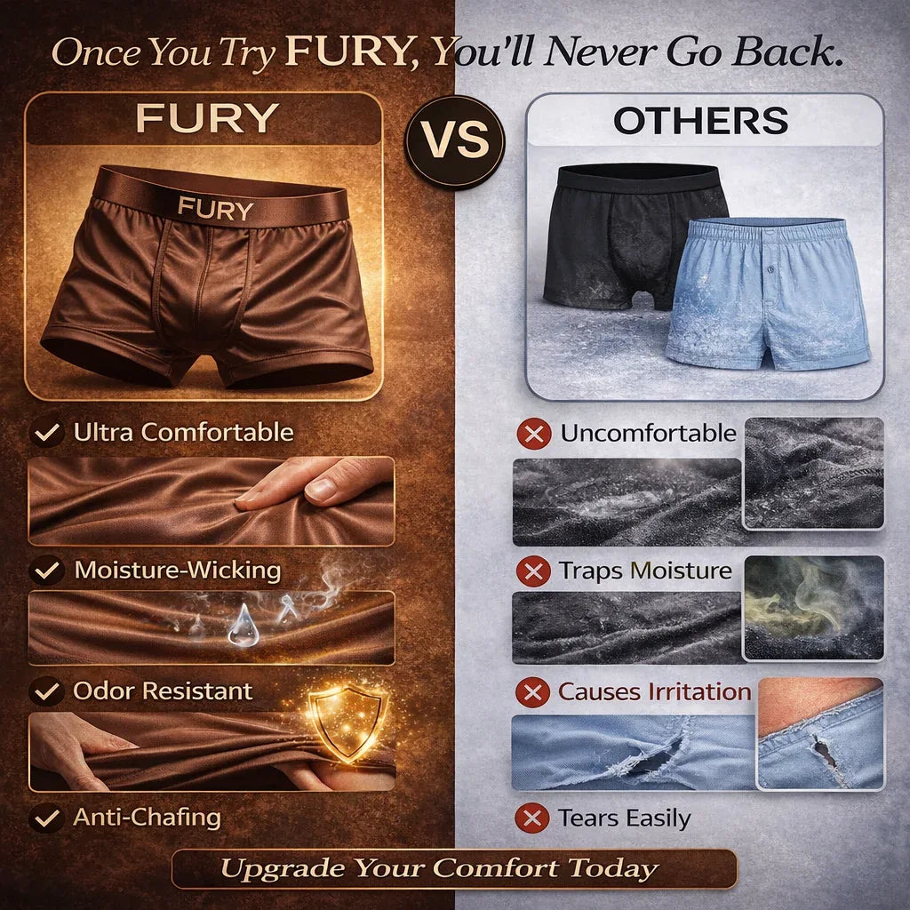 FURY™ Silk Boxers – All - Day Comfort - SKULLFURY MERCH