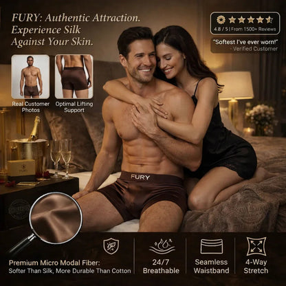 FURY™ Silk Boxers – All - Day Comfort - SKULLFURY MERCH