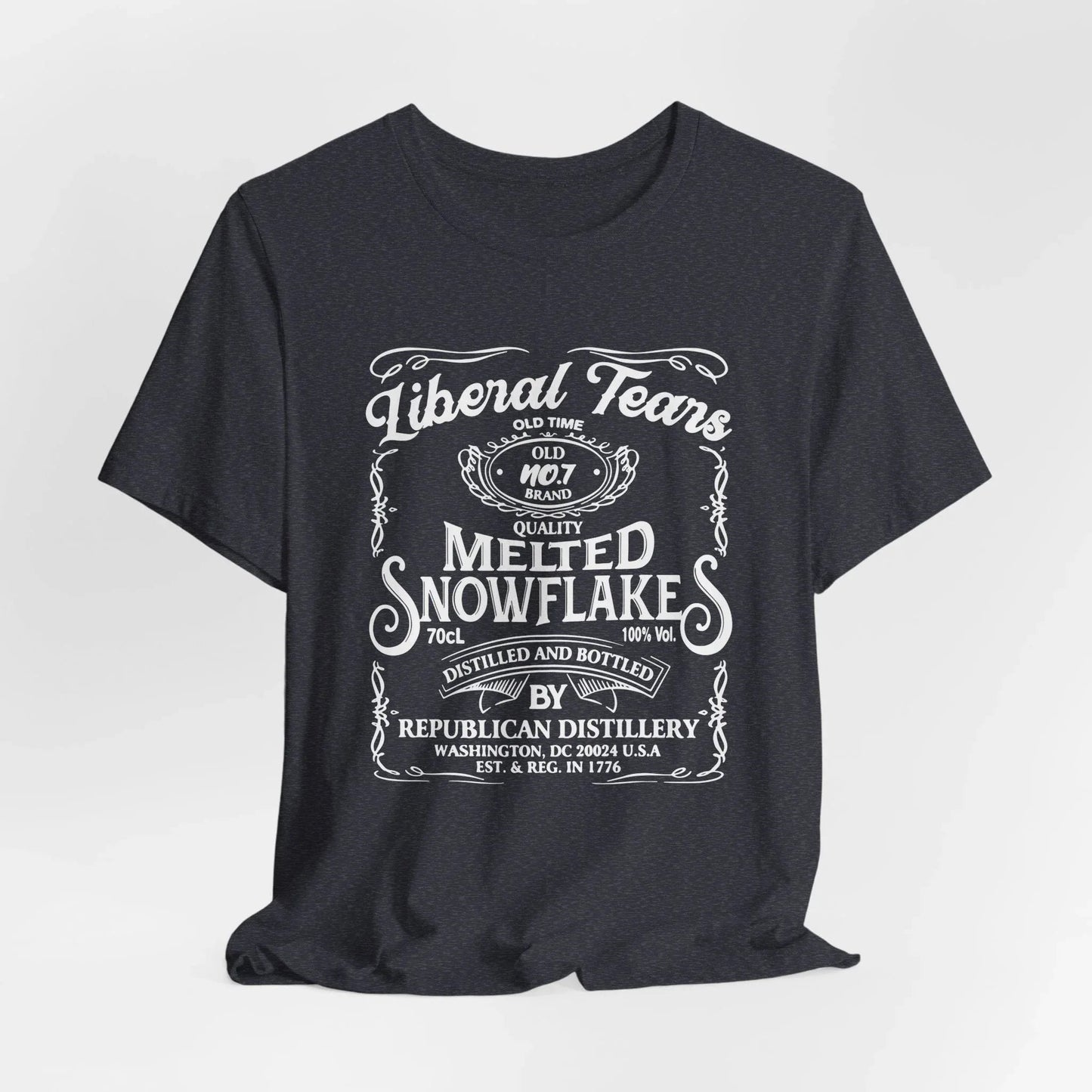 Liberal Tears Quality Melted Snowflakes Unisex T-Shirt, Political Statement, Independence Day Gift. - SKULLFURY MERCH