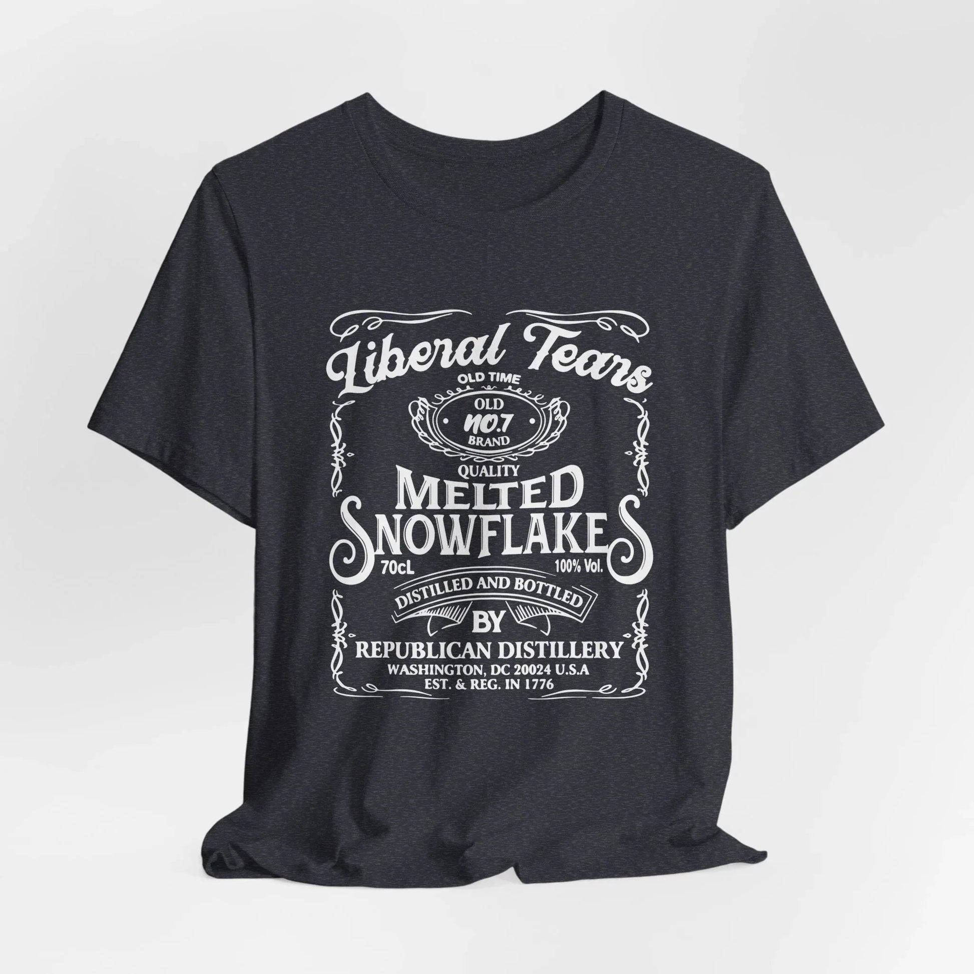 Liberal Tears Quality Melted Snowflakes Unisex T-Shirt, Political Statement, Independence Day Gift. - SKULLFURY MERCH