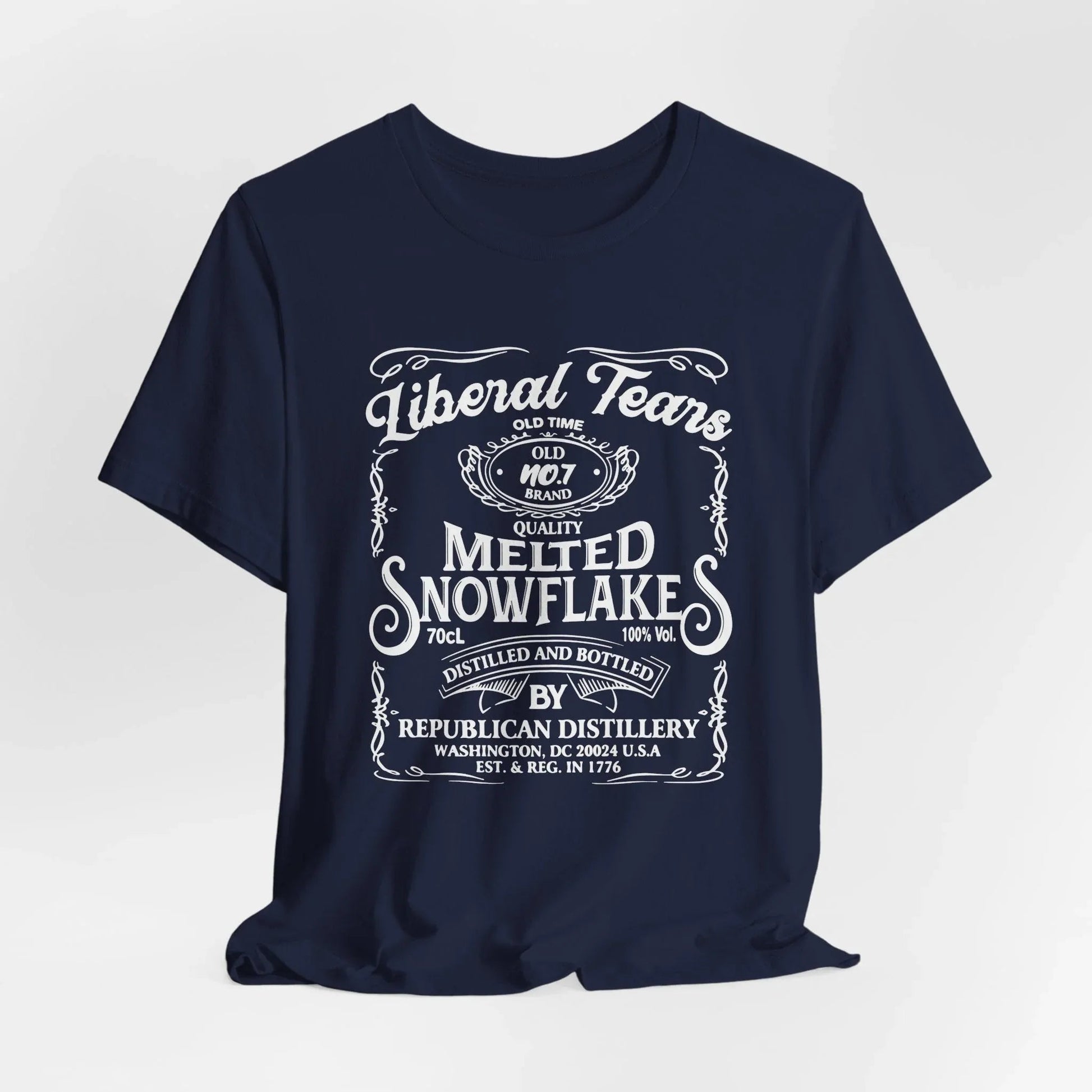 Liberal Tears Quality Melted Snowflakes Unisex T-Shirt, Political Statement, Independence Day Gift. - SKULLFURY MERCH