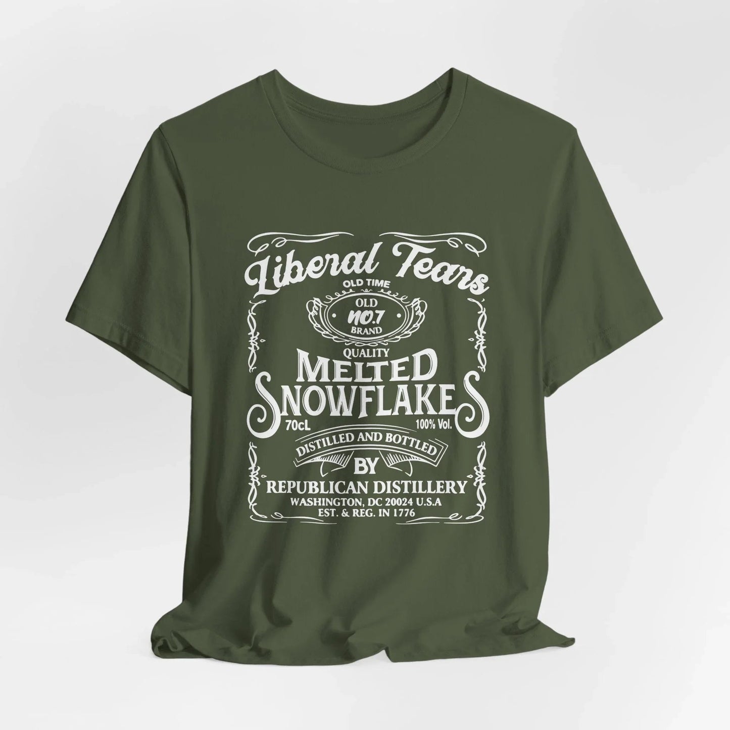 Liberal Tears Quality Melted Snowflakes Unisex T-Shirt, Political Statement, Independence Day Gift. - SKULLFURY MERCH