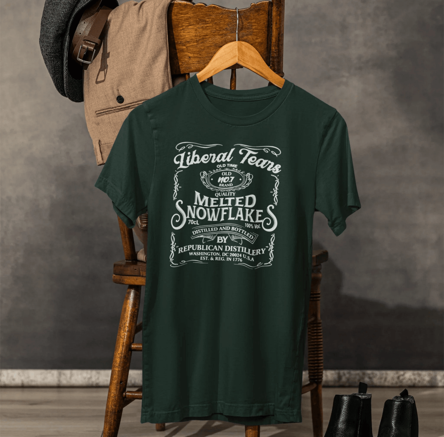 Liberal Tears Quality Melted Snowflakes Unisex T-Shirt, Political Statement, Independence Day Gift. - SKULLFURY MERCH