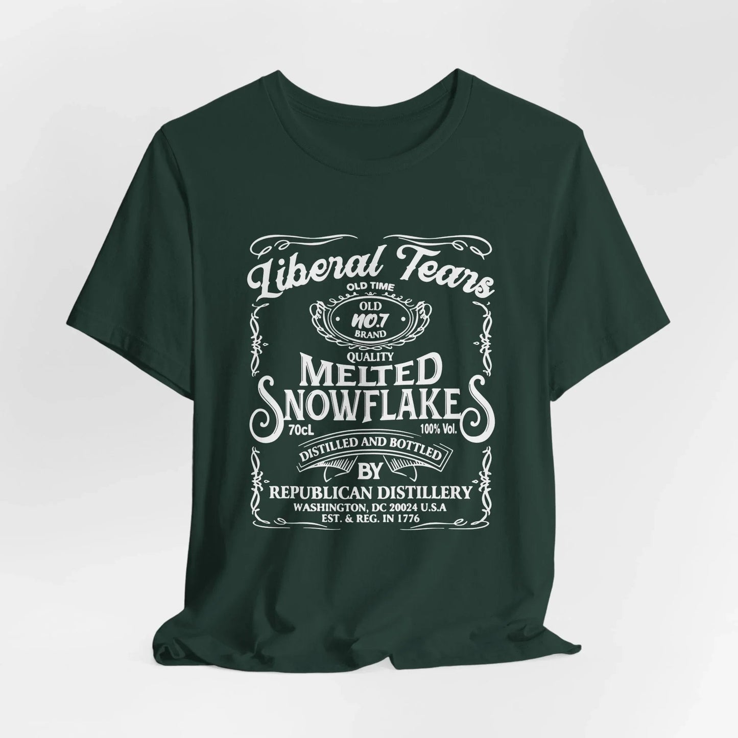 Liberal Tears Quality Melted Snowflakes Unisex T-Shirt, Political Statement, Independence Day Gift. - SKULLFURY MERCH