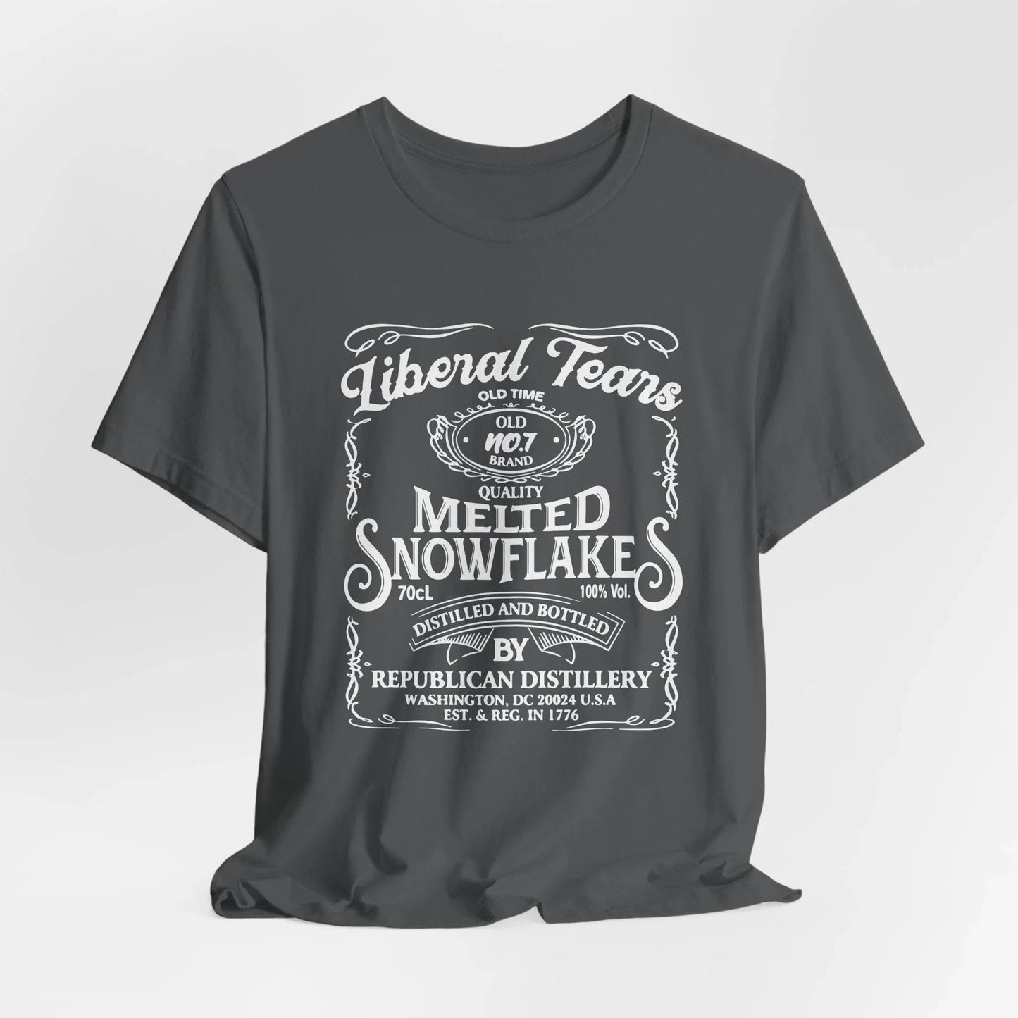 Liberal Tears Quality Melted Snowflakes Unisex T-Shirt, Political Statement, Independence Day Gift. - SKULLFURY MERCH