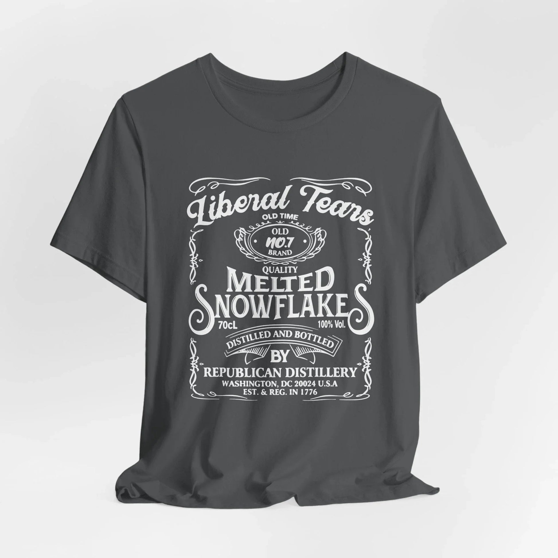 Liberal Tears Quality Melted Snowflakes Unisex T-Shirt, Political Statement, Independence Day Gift. - SKULLFURY MERCH