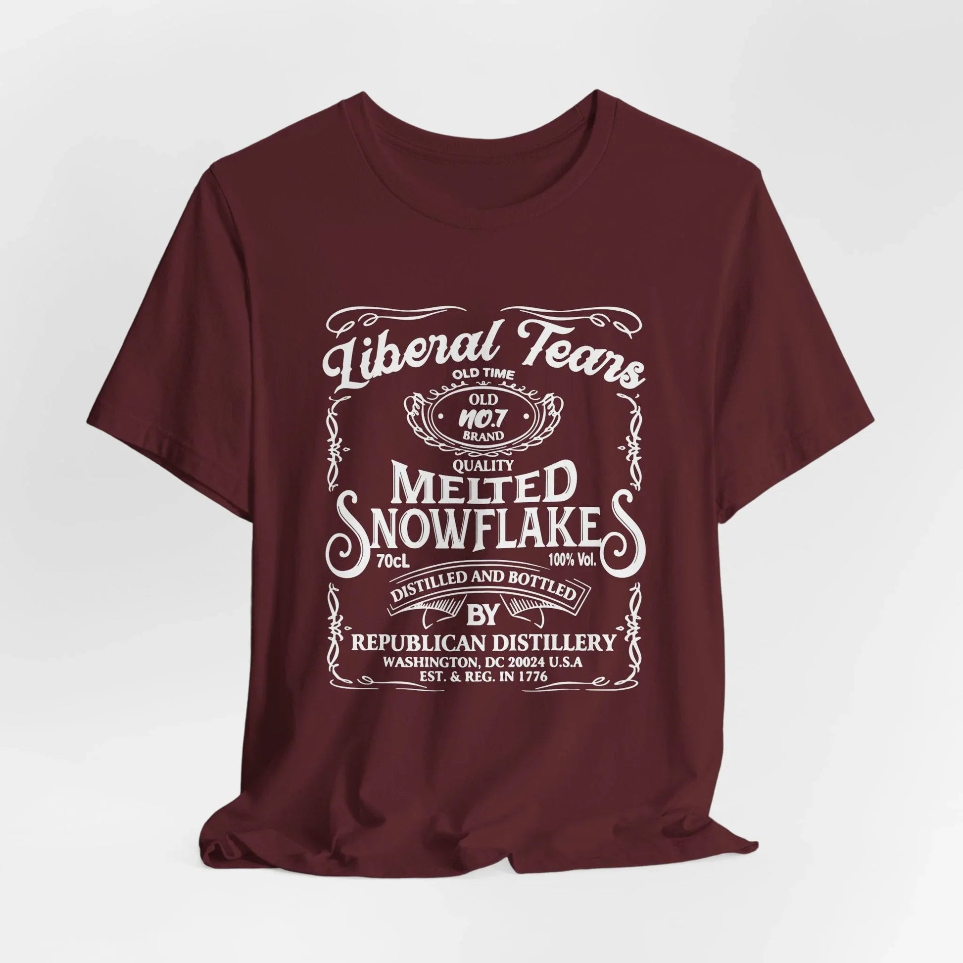 Liberal Tears Quality Melted Snowflakes Unisex T-Shirt, Political Statement, Independence Day Gift. - SKULLFURY MERCH