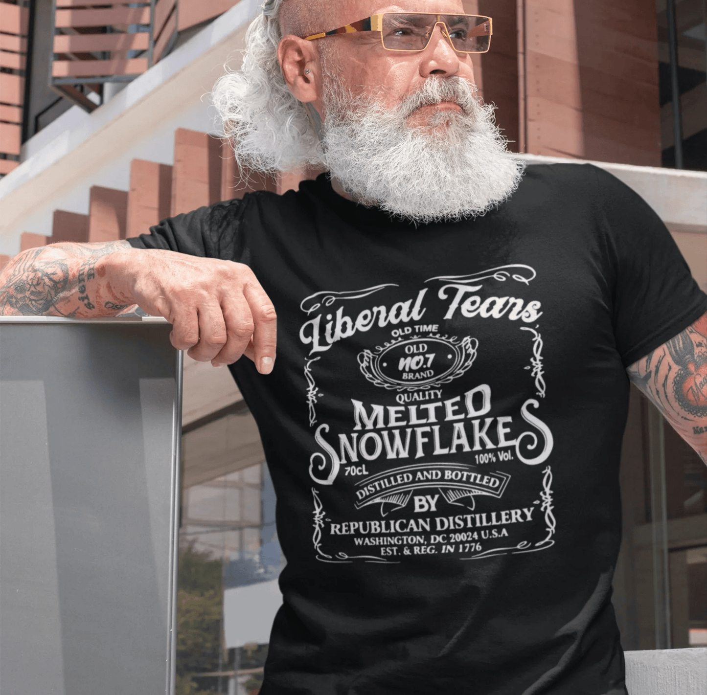 Liberal Tears Quality Melted Snowflakes Unisex T-Shirt, Political Statement, Independence Day Gift. - SKULLFURY MERCH