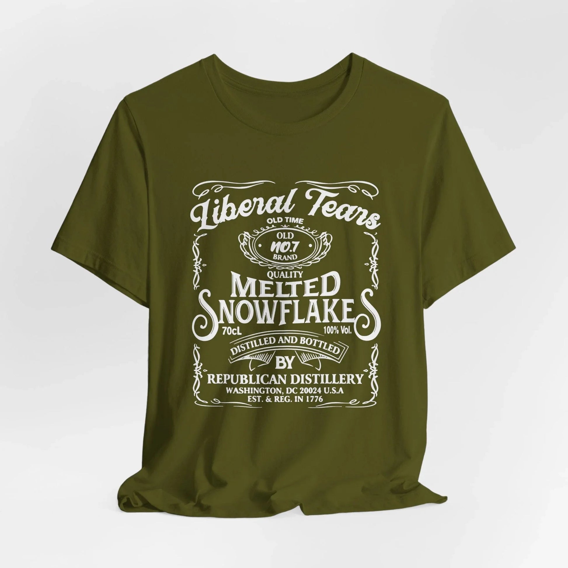 Liberal Tears Quality Melted Snowflakes Unisex T-Shirt, Political Statement, Independence Day Gift. - SKULLFURY MERCH