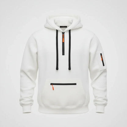 Men’s Fleece - Lined Cargo Hoodie & Jogger Set – Oversized Warm Tracksuit - SKULLFURY MERCH
