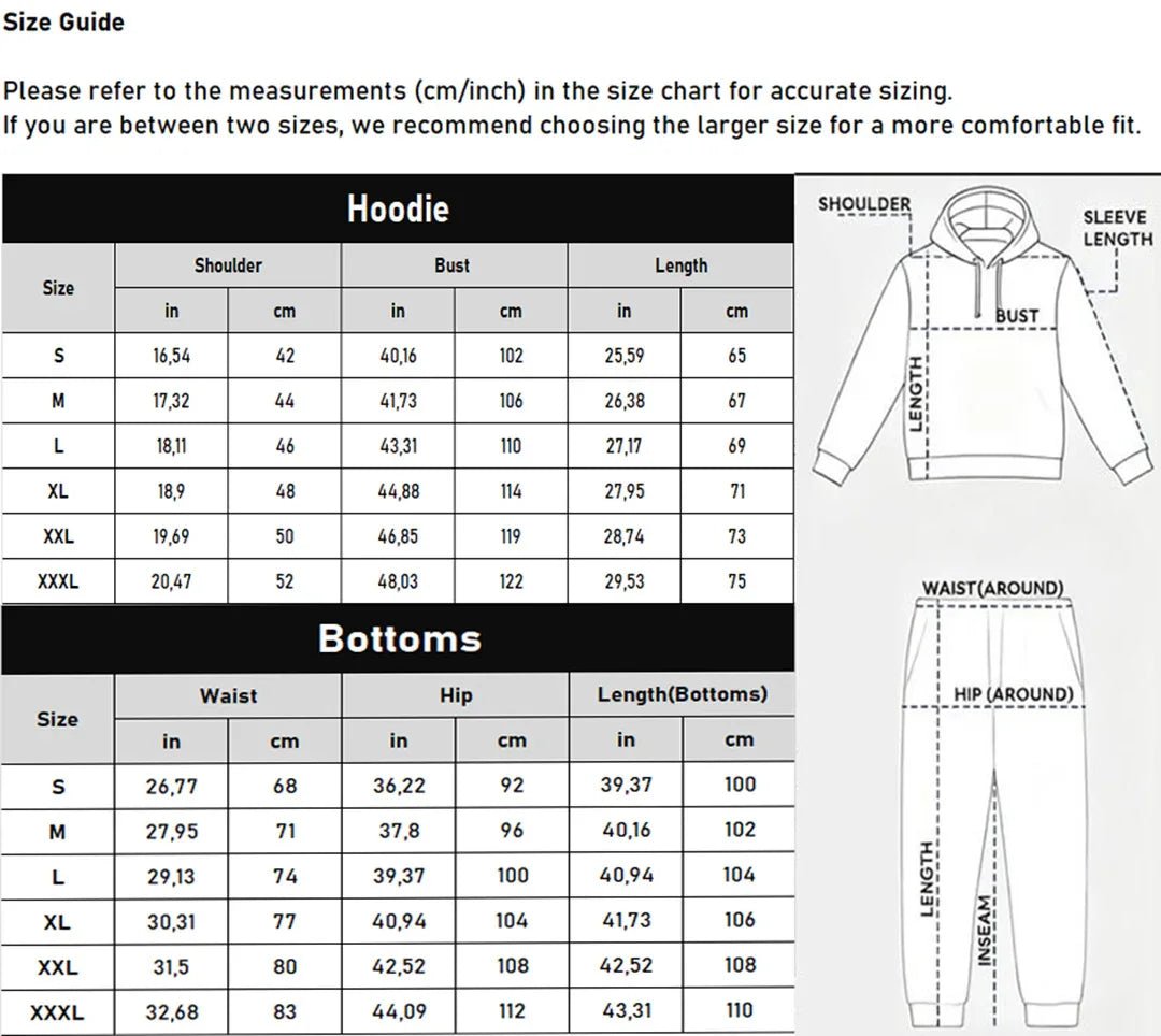 Men's Milano Printed Hoodie and Drawstring Sweatpants Set - SKULLFURY MERCH