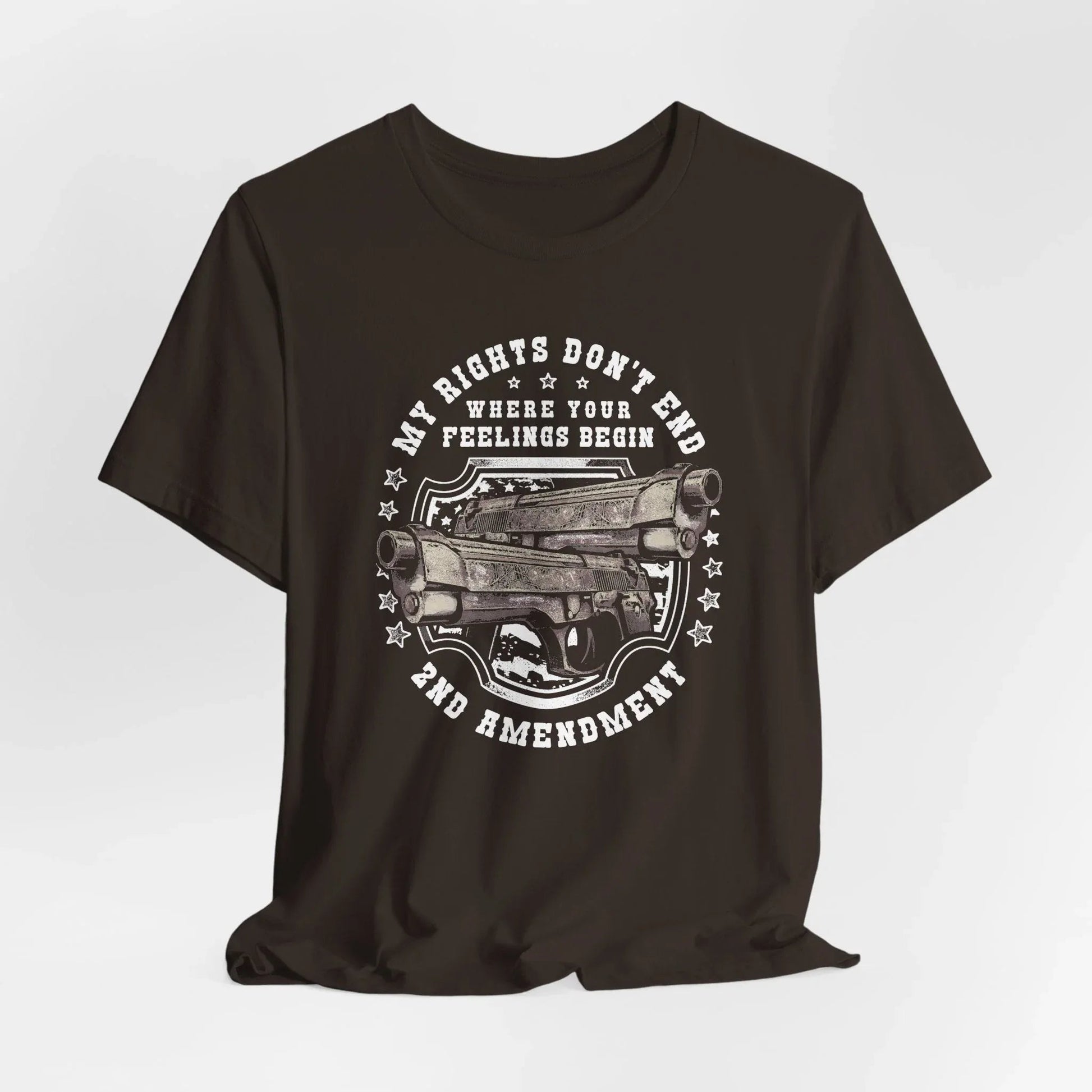 My Rights Don't End Where Your Feelings Begin Unisex T-Shirt, Patriotic Tee, 2nd Amendment T-Shirt - SKULLFURY MERCH